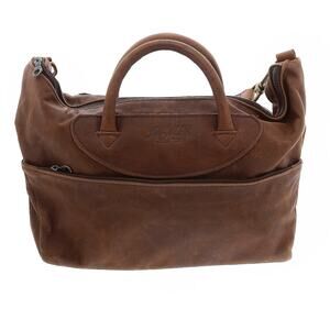 JAS MB London Medium Wings Traveler Bag leather shoulder brown satchel purse